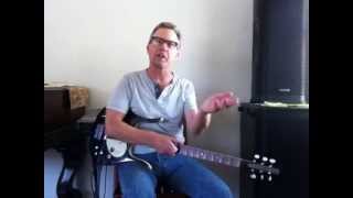 Converting an electric guitar to a baritone