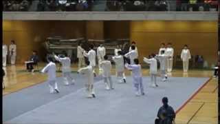 2012年　東京都武術太極拳大会　鞭杆集体