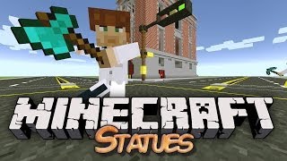 Custom Statues in Minecraft! Statues Mod Showcase