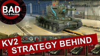 KV2 - Strategy Behind -  WOT Blitz - #worldoftanks #wargaming #blitz #kv2