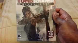 Tomb Raider Definitive Edition Art book Edition (Unboxing)