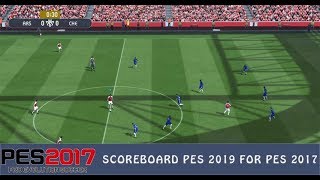 SCOREBOARD PES 2019 FOR PES 2017