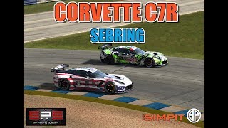 Corvette C7R @ Sebring Race 2 - Assetto Corsa - Sim Racing System