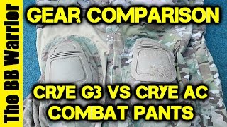 Crye AC Vs. G3 Combat Pants Comparison