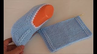 KOLAY BAYAN PATİK YAPILIŞI / İKİ ŞİŞ PATİK / ÖRGÜ PATİK / easy booties model