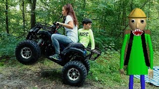 Baldi Camping in the forest in real life