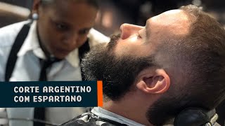 Mudando o Visual com Corte Argentino e Barba Espartana | Barbearia do Zé