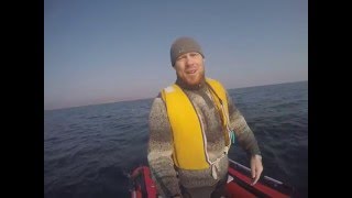 тест лодки и тест лодочного мотора 9.8