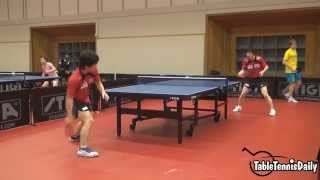 kenta Matsudaira & Seiya Kishikawa Training At The Swedish Open 2014!