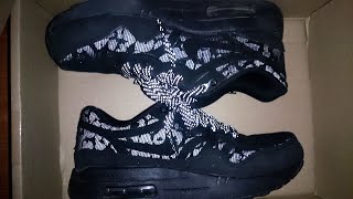 Обзор и продажа Кроссовки Nike air max. Оригинал. Рефлективы и рефлективные шнурки.