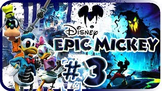 Disney Epic Mickey Walkthrough Part 3 (Wii) World of Gremlins + Boss (Clock Tower) [No Commentary]