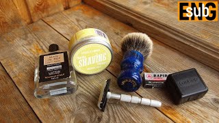 402 Сайвер, NSC Shaving Soap Citrus&Ginger, YAQI 24MM Mysterious Space, Man Energy бритьё