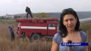 INCENDIU LÎNGĂ REZERVAȚIA ȚÎPOVA