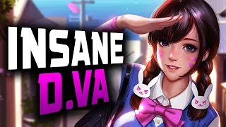 LA Valiant D.va Dominating Season 12 - Space! [ OVERWATCH SEASON 12 TOP 500 ]
