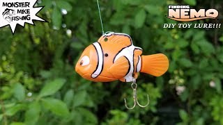 Finding Nemo Fishing Lure DIY Can we catch a Fish? | Monster Mike