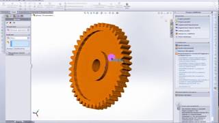 Как нарисовать зубчатое колесо в SolidWorks