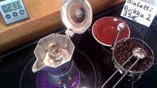 Bialetti Brikka 2 - Espresso doppio mit Crema in 5 Min 45 Sek! - Espressomaschine café