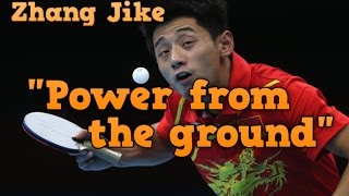 "Power From The Ground" Chinese table tennis techniques