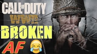 COD WW2 Broken AF! Call of Duty: WW2 "Grease Gun" Multiplayer Gameplay (PS4 PRO)