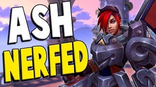 Ash Slug Shot Nerfed (Was it Enough?) | OB65 Paladins Gameplay
