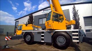 Кран Либхер (Liebherr) LTM 1030 грузоподъемностью до 35 тонн в работе.