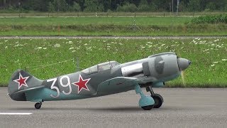 Lavochkin LA-5fn Scale RC Model Airplane with a SAITO FG-57TS