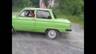 Дрифт) Жужа. Запорожец, ЗАЗ 968М