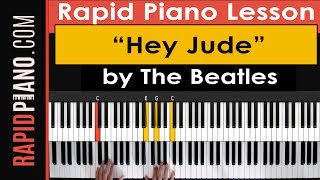 How To Play "Hey Jude" by The Beatles - Piano Lesson & Tutorial - Part 1