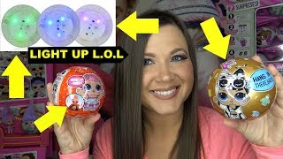 LIGHT UP LOL Surprise Confetti pop Series 3 wave 2 LOL Fake LOL surprise series 3 dolls opening