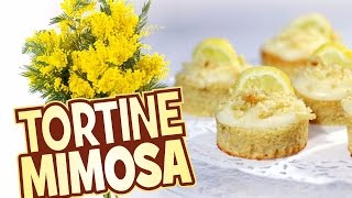 TORTINE MIMOSA ricetta FACILISSIMA! ❤ MIMOSA CAKES RECIPE