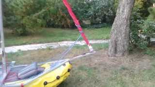 Rolfok - Dmuchane Żagle - Inflatable kayak with sails