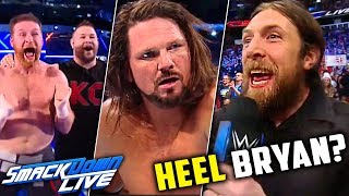 Daniel Bryan SCREWS AJ Styles! - WWE SmackDown Live 1/2/18 Review & Results!