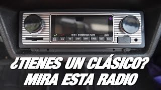 Radio para coche clásico barata ? Radio retro con bluetooth de 1 DIN por 20 euros - RPMlog #11