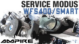 Wie aktiviert man den Service-Modus bei der Ampire CAN-Bus Wegfahrsperre WFS400 und WFS400-SMART?