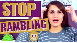 STOP RAMBLING ON CAMERA! How to get to the point and speak clearly and confidently