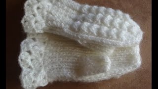 Как связать варежки на двух спицах? How to knit mittens on two needles?