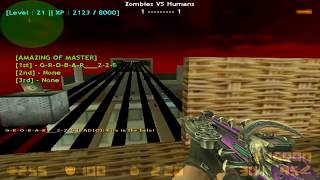 Counter strike 1.6 Zombie escape -  Amazing - Map: ze_parkour_fabi