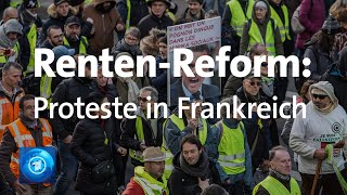 Proteste gegen Renten-Reform in Frankreich