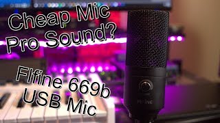 Can A Cheap Mic Sound Good? - Fifine usb microphone 669b Product Review