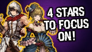 Brown Dust - Which 4 Stars To Focus On? (Warriors & Defenders)