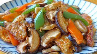 【小穎美食】飯店炒香菇為什麼那麼好吃？原來做法這麼簡單，一次一大盤不夠吃