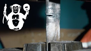 Разрываем трубы после сварки, разрушающий контроль качества сварных соединений - Территория сварки