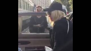 Алла Пугачева и Максим Галкин заехали на перрон Рижского вокзала