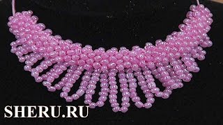 Простое и нежное украшение крючком Урок 141