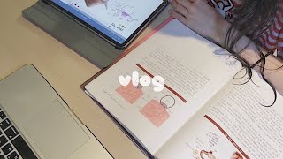 VLOG | 대학생 브이로그 . 한의대생 일상 . 드디어 개강?. 필라테스??‍♀️. 냉털요리?. 공부?