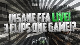 INSANE FFA TrickShotting LIVE - New BO2 CAMOS!