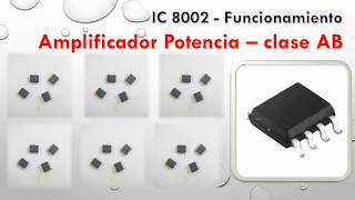 AMPLIFICADOR DE AUDIO - Funcionamiento Integrado IC 8002