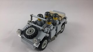 LEGO WW2 Kübelwagen Instructions | HD