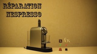 réparation Nespresso :fuite unité de brassage (repair Nespresso) magimix