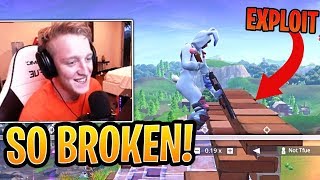 Tfue Shows *NEW* Shoot Through Ramps EXPLOIT! - Fortnite Best and Funny Moments